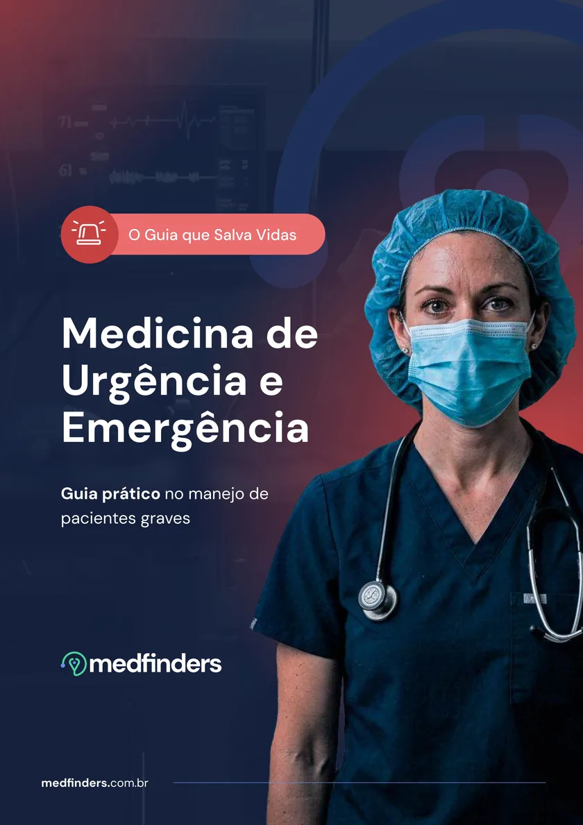 Capa do guia Medicina de Urgência e Emergência